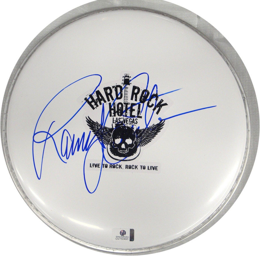 Randy Couture Hand Signed Autographed 10 Inch Drumhead UFC GA 750493