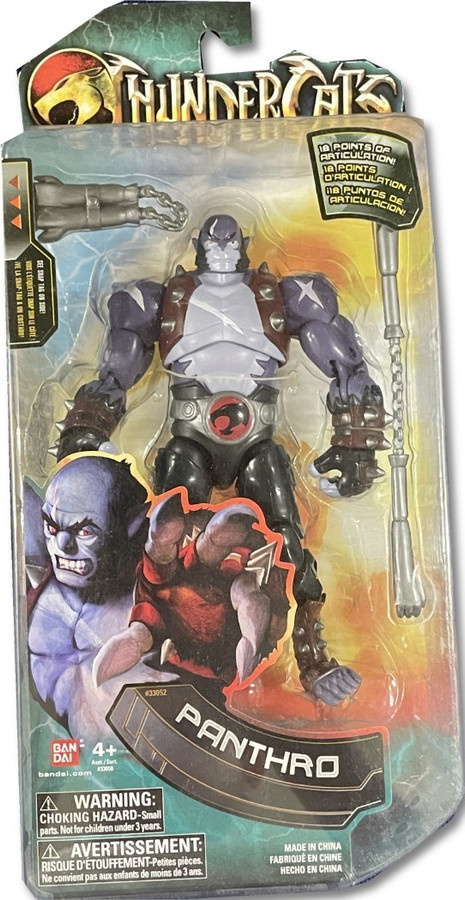 Panthro 6" Figure Thundercats Classic Vintage Toy Action Poses Waner Bros