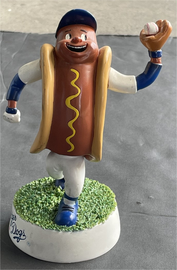 Betty Chatwood Unsigned World Famous Dodger Dog Figurine Dodger Mom Collection
