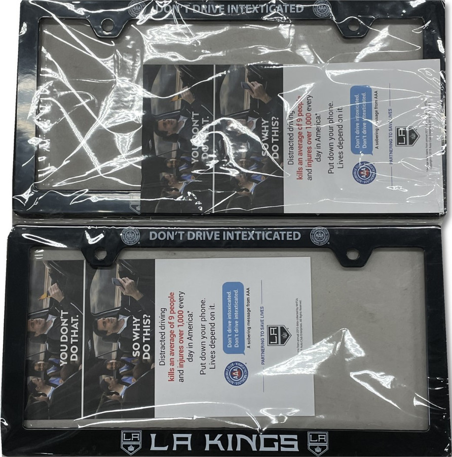 2X Kings License Plate Holders Triple A Stadium Giveaway Brand new