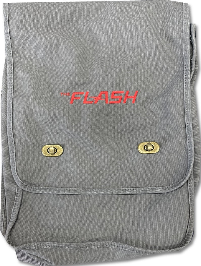 The Flash TV Show Grey Lockable Bag Warner Bros Flash Logo