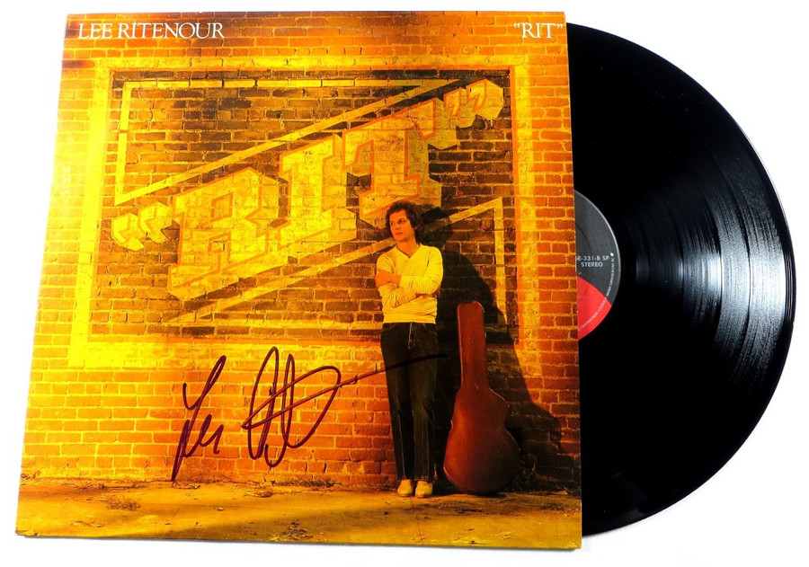 Lee Ritenour Signed Autographed Record Album Cover "RIT" JSA AS84613