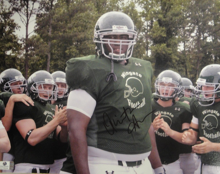 Quinton Aaron Hand Signed Autographed 11x14 Photo The Blind Side JSA U16261