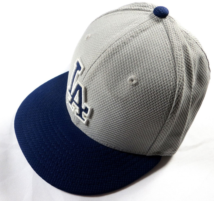 Los Angeles Dodgers Unsigned Team Issue Hat Road #48 Size 7 1/8