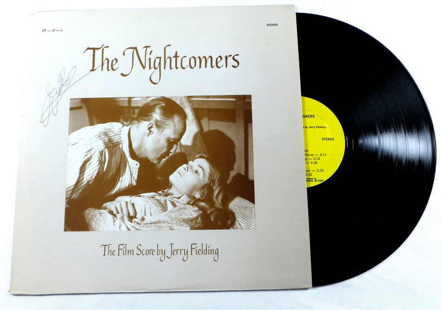 Jerry Fielding Signed Autographed Record Album Cover The Nightcomers JSA YY84201