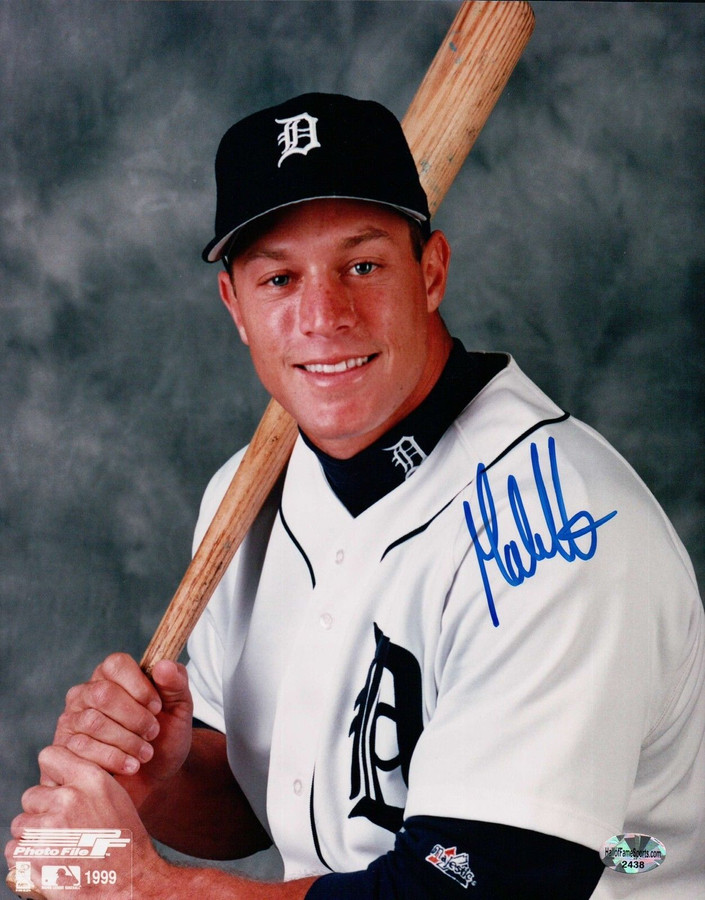 Gabe Kapler Signed 8X10 Photograph Autograph Posing w/Bat Auto COA Tigers