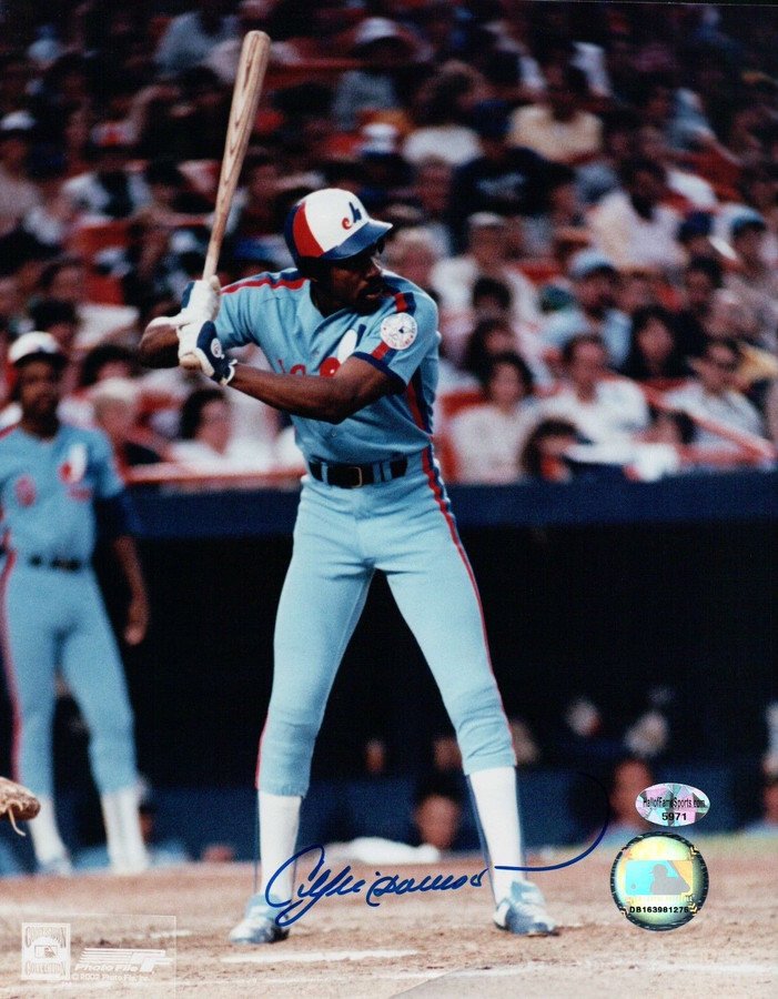 Andre Dawson Signed 8X10 Photo Autograph Montreal Expos Road