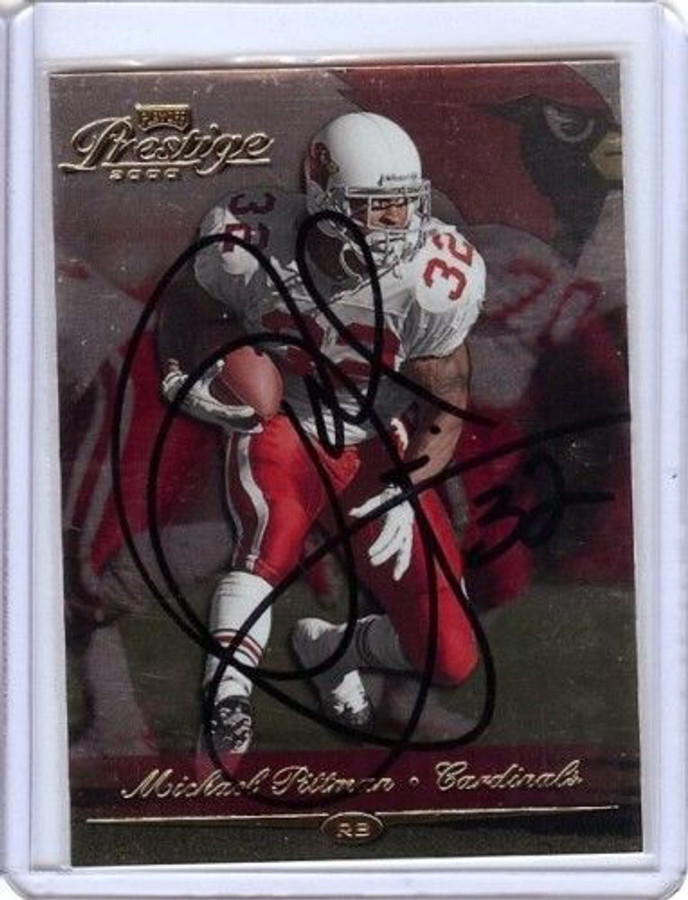 Michael Pittman 2000 Prestige Card Auto Autograph