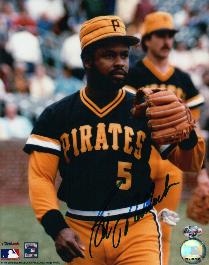 Bill Madlock Signed 8X10 Photograph Autograph On Field Closeup Pirates Auto COA
