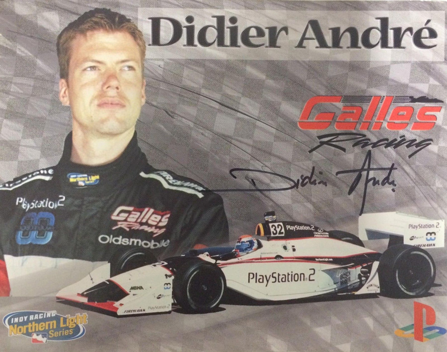 Didier Andre Hand Signed Autographed 8x10 Photo Indy Car COA