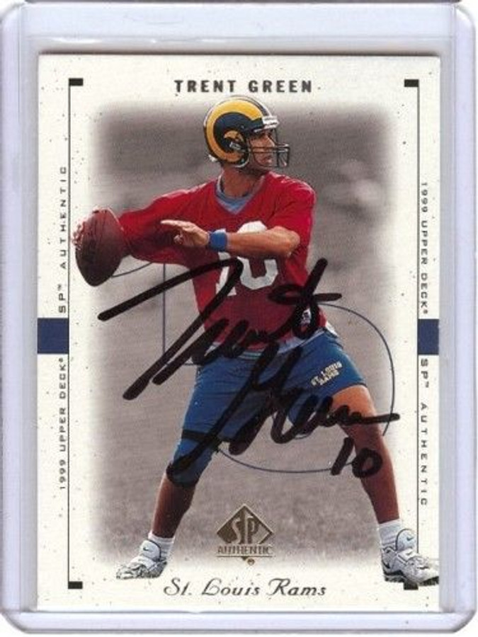 Trent Green 1999 Sp Authentic Card Auto Autograph