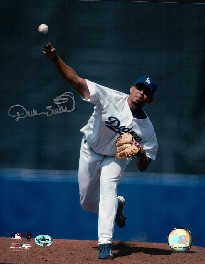 Duaner Sanchez Signed 8X10 Photo Autograph LA Dodgers Auto Silver Ink w/COA
