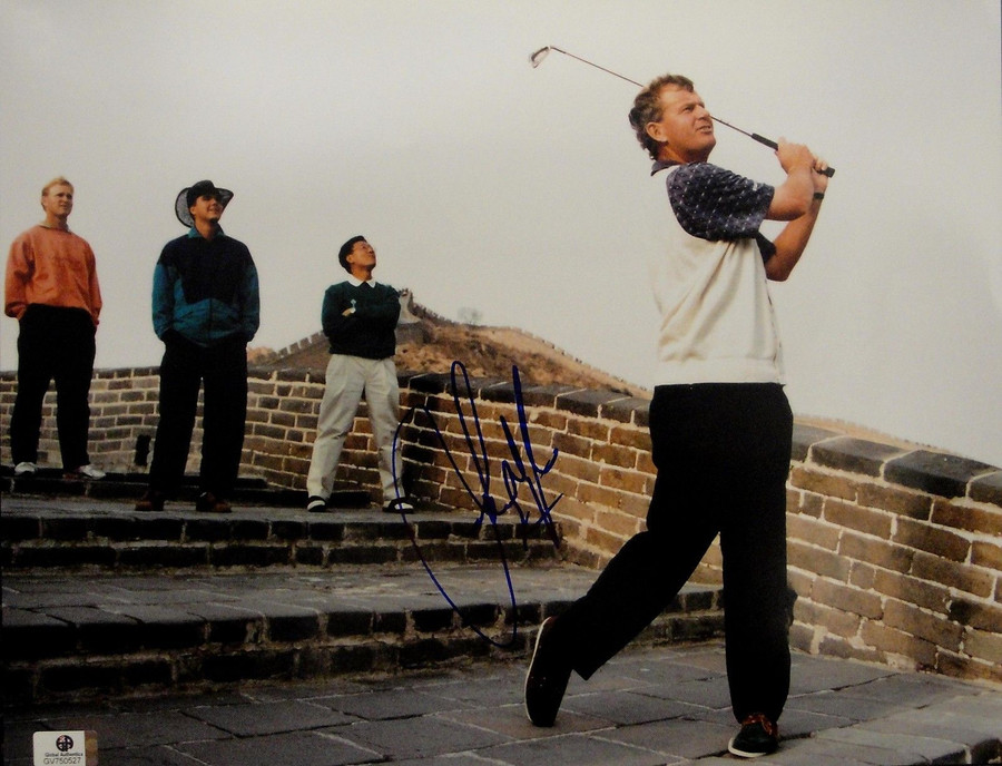 Sandy Lyle Hand Signed Autographed 11x14 Photo Golf Masters GA 750527