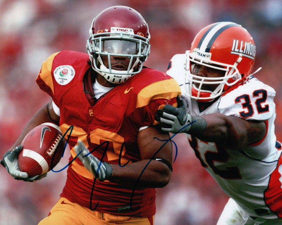Chauncey Washington Signed 8X10 Photo Autograph USC Close-Up Running Auto COA