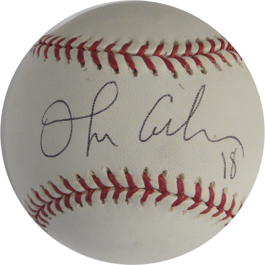 Orlando Cabrera Hand Signed Autographed Major League Baseball  Blue Ink