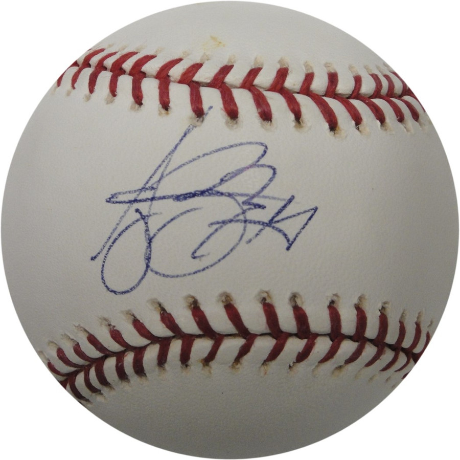Anthony Reyes Hand Signed Autographed Major League Baseball Blue Jays NY Mets