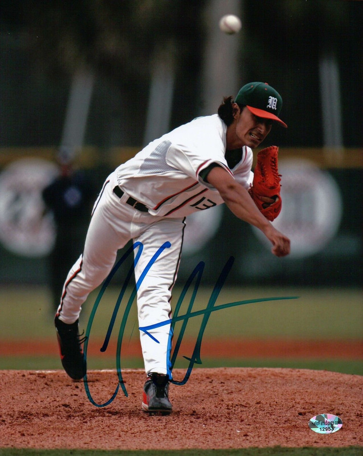 Cesar Carillo Signed 8X10 Photo Autograph Miami Minor League Auto COA
