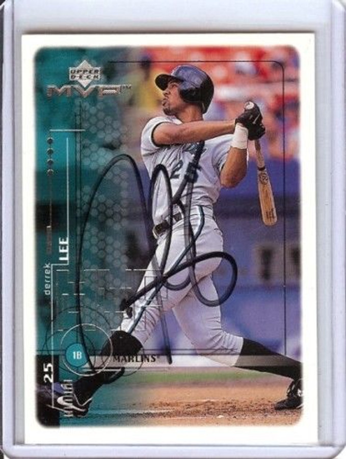 Derek Lee 1999 Ud Mvp Signed Card Auto Autograph