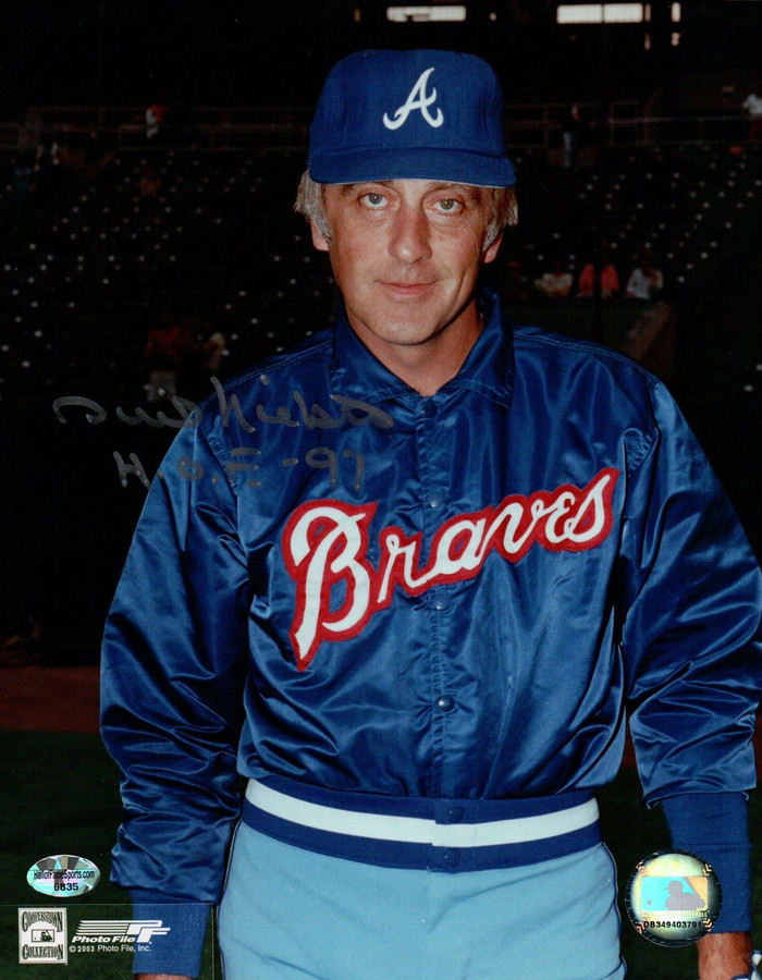Phil Niekro Signed 8X10 Photo "HOF 97" Autograph Braves Warmup Jacket Auto w/COA