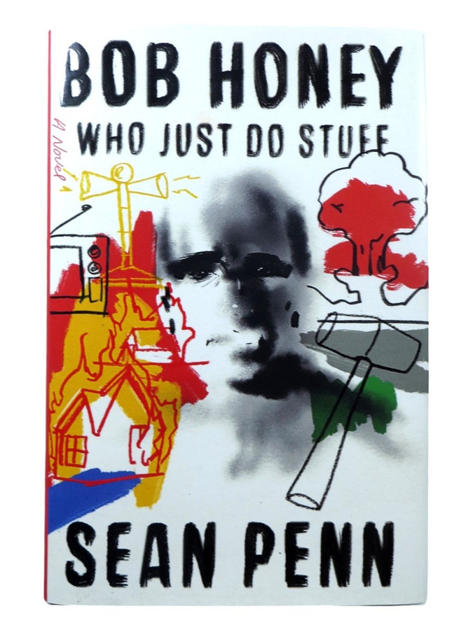Sean Penn Signed Autographed Book Bob Honey Who Just Do Stuff PSA AH597894