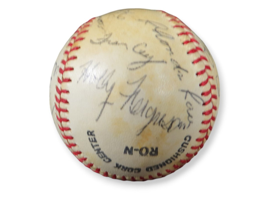 1979-80 Los Angeles Dodger Wives Signed Autograph Baseball 19 Spouse Autographs