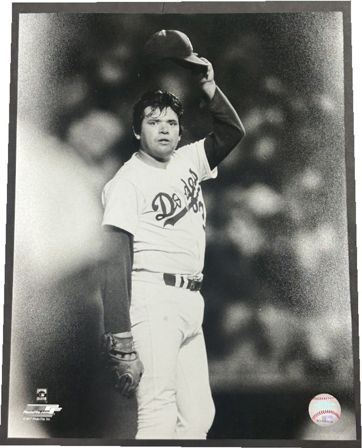 Fernando Valenzuela UNSIGNED 11x14 Licensed Photofile Photo Hat Off Dodgers