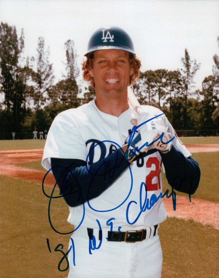 Jay Johnstone Signed 8X10 Photo "81 WS Champs" Autograph Dodgers Pose Auto COA