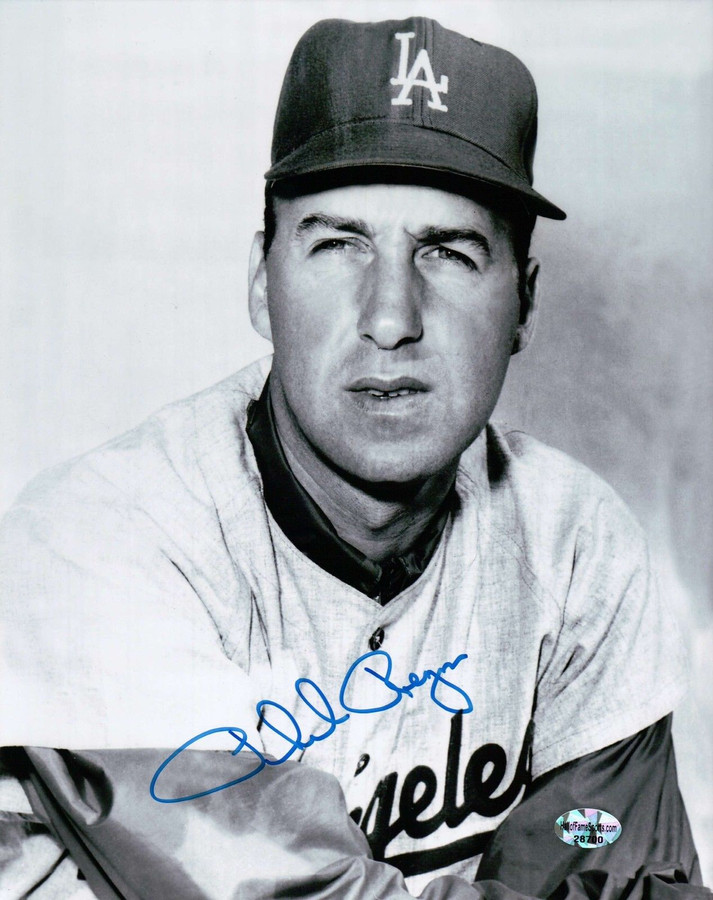 Phil Regan Signed 8X10 Vintage Photo Autograph Los Angeles Dodgers B/W Auto COA