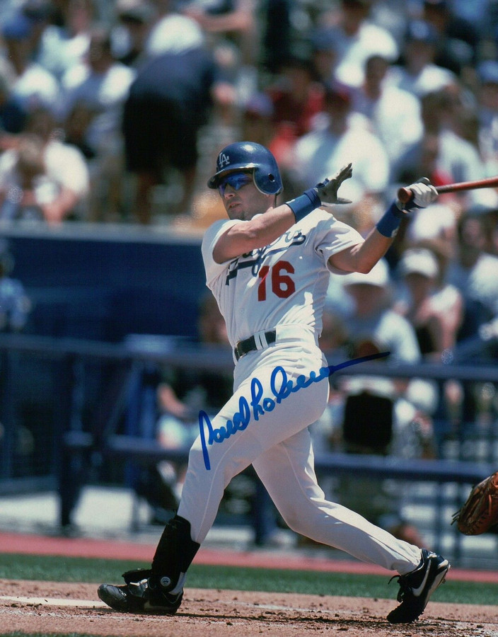 Photographs Paul Lo Duca Signed 8X10 Photo Autograph LA Dodgers Home At Bat  Auto w/COA Sports Collectibles