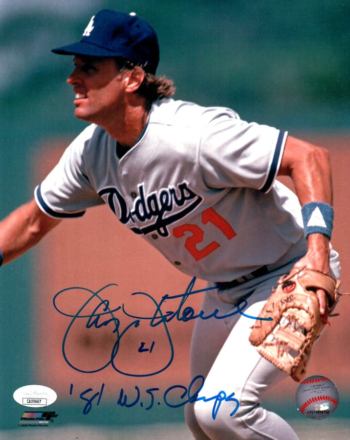 Jay Johnstone Signed Autographed 8X10 Photo Dodgers "81 WS Champs" JSA CA09667