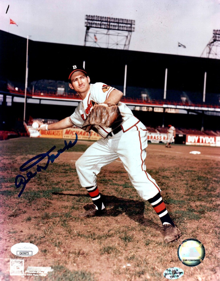 Alvin Al Dark Signed Autographed 8X10 Photo Boston Braves Vintage JSA CA09673