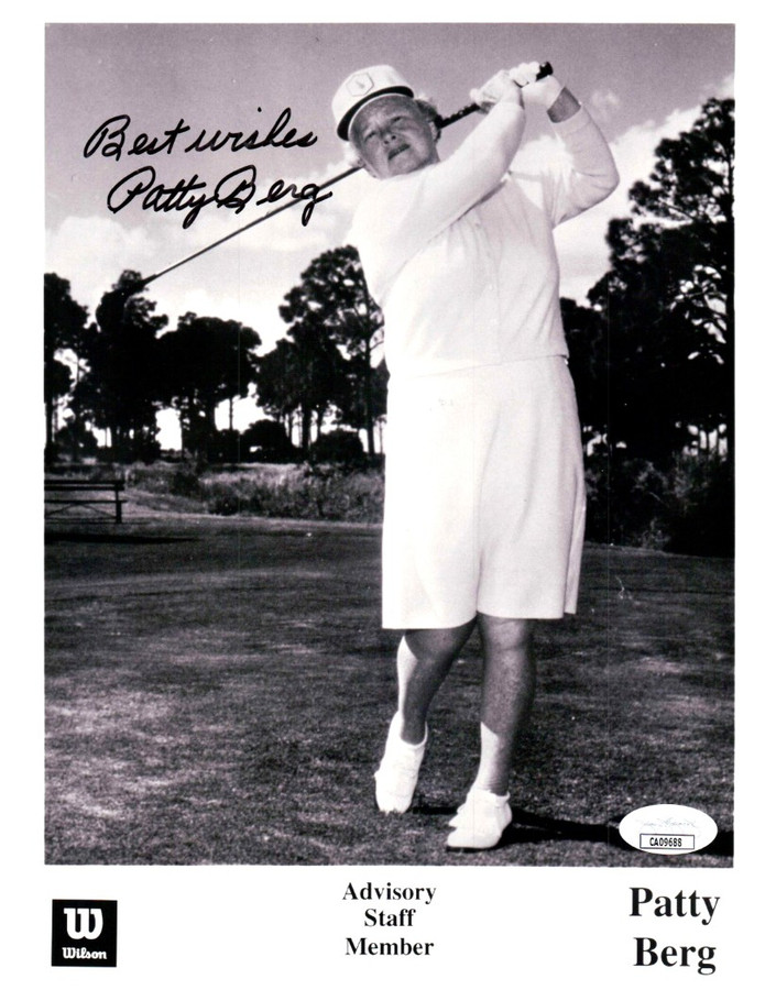 Patty Berg Signed Autographed 8X10 Photo LPGA Legend Wilson Promo JSA CA09688