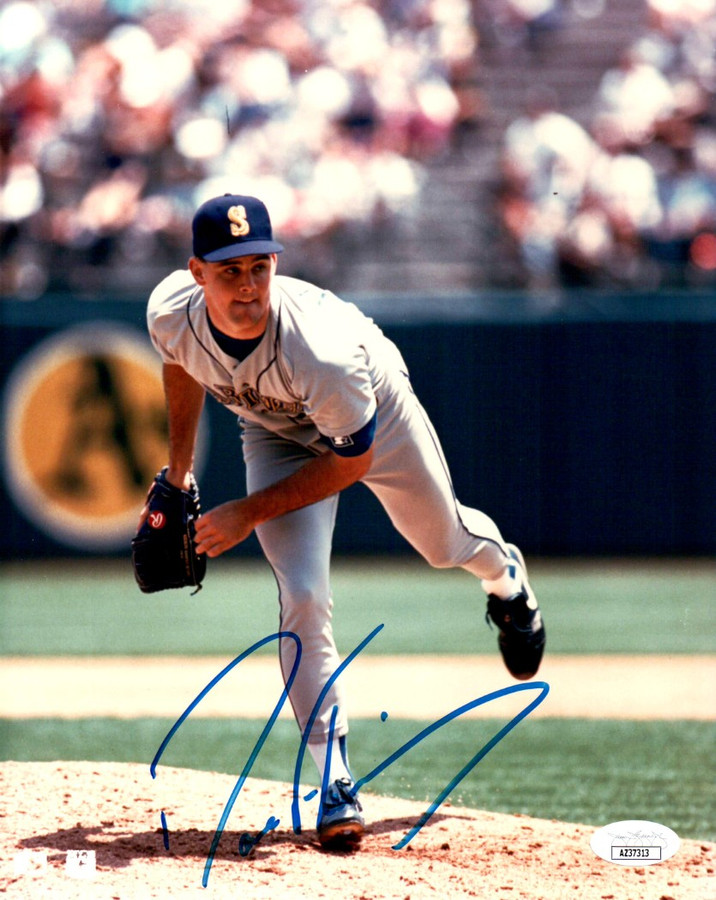Dave Fleming Signed Autographed 8X10 Photo Mariners Road Pitching JSA AZ37313