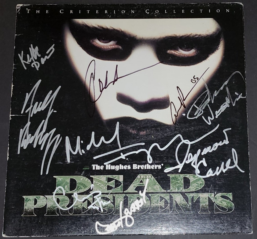 Dead Presidents Signed Cast Autographed Laserdisc Hughes Brothers +7 JSA YY54071