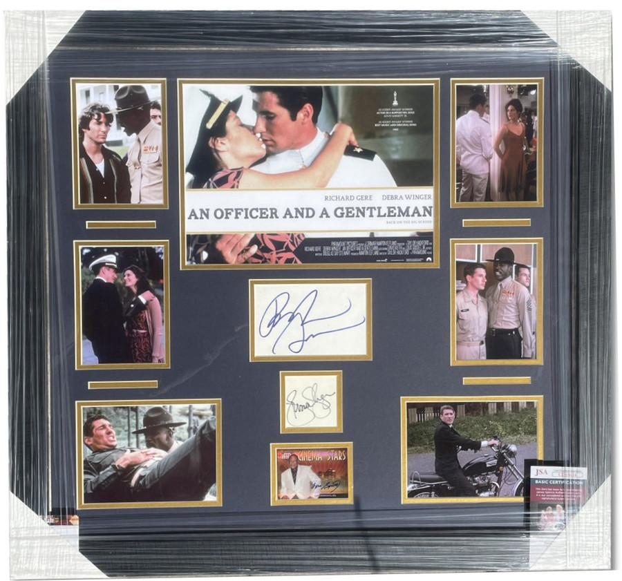 An Officer and a Gentleman Signed Cuts Richard Gere Debra Winger Gossett Jr. JSA