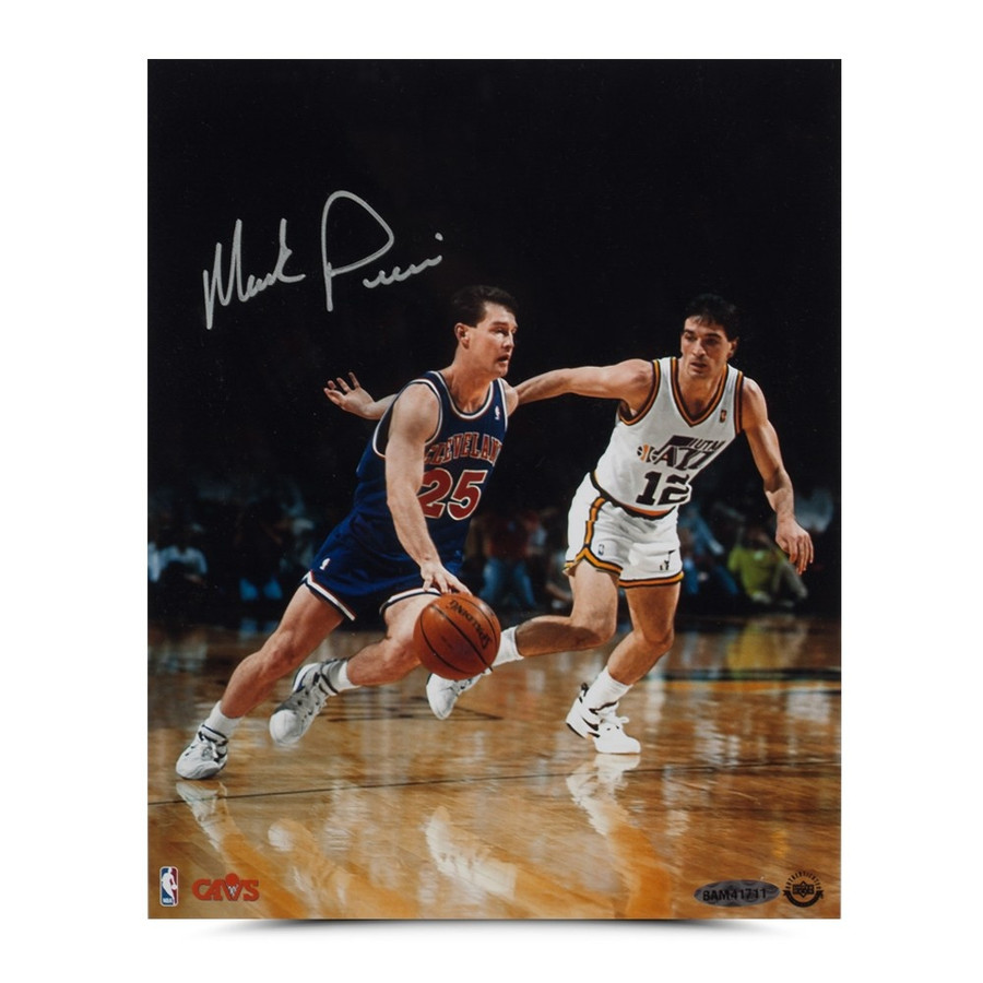 Mark Price Signed Autographed 8X10 Photo "Vs. Stockton" Cleveland Cavaliers UDA