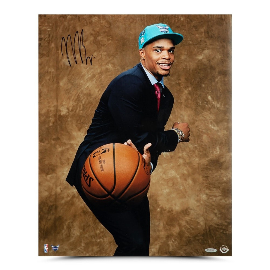 Miles Bridges Signed Autographed 16X20 Photo "Top Pick" Charlotte Hornets UDA