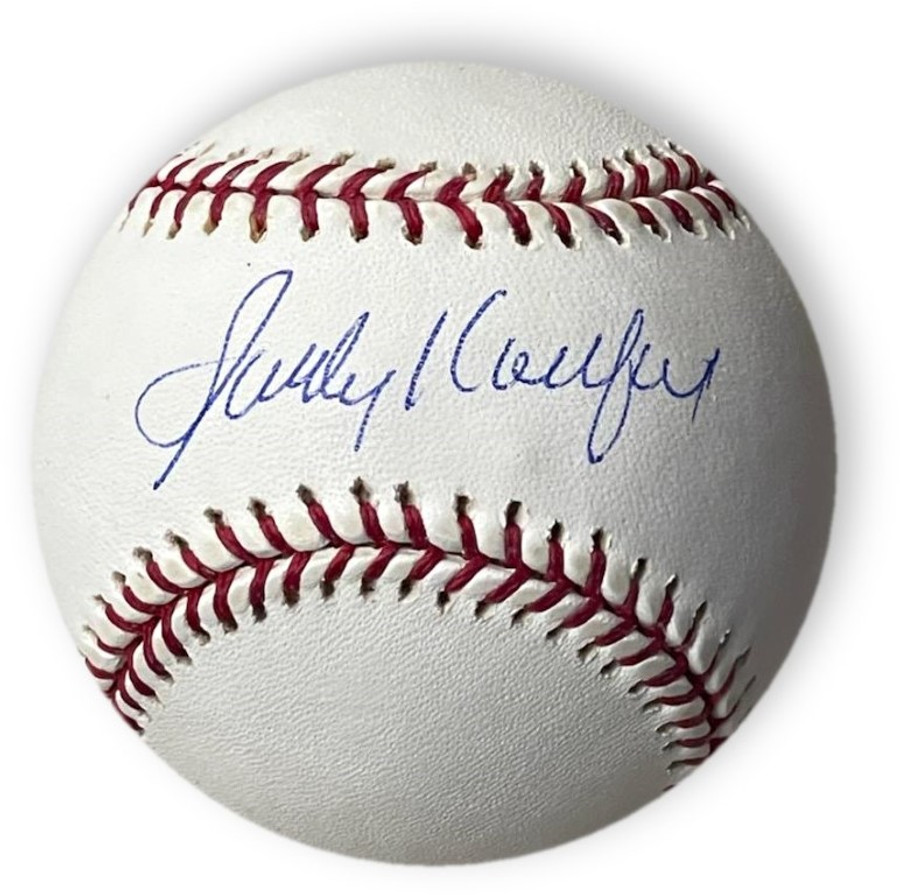 Sandy Koufax Signed Autographed Official MLB Baseball Los Angeles Dodgers Holo