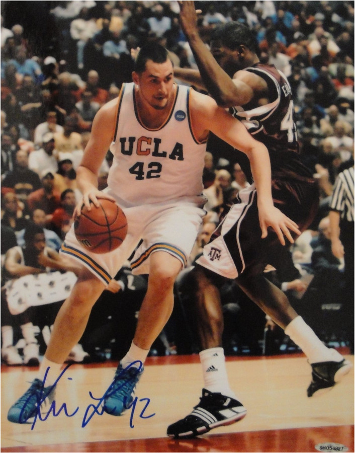 Kevin Love Hand Signed Autographed 11x14 Photo UCLA Bruins Dribble UDA COA