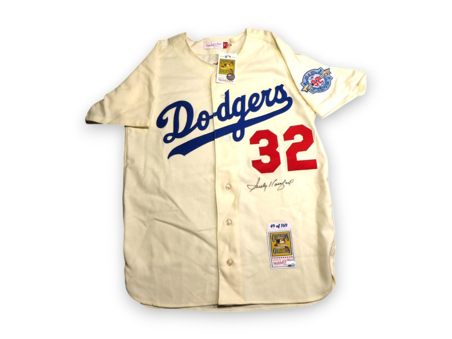 Sandy Koufax Signed Autographed Custom Jersey Dodgers 49/169 MLB YP681639