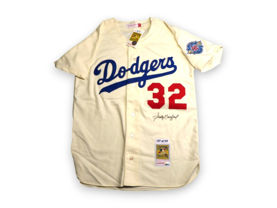 Sandy Koufax Signed Autographed Custom Jersey Dodgers 137/169 MLB YP681638