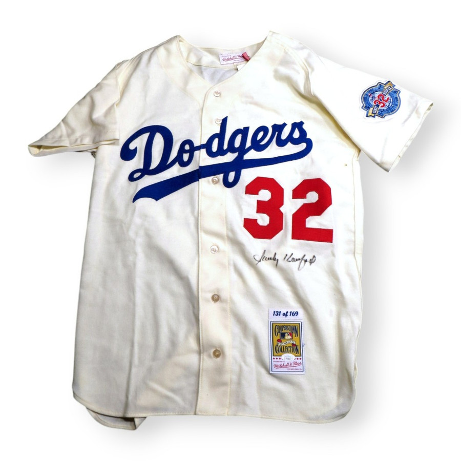 Sandy Koufax Signed Autograph M&N Jersey Dodgers HOF Limited 131/169 JSA YY54642