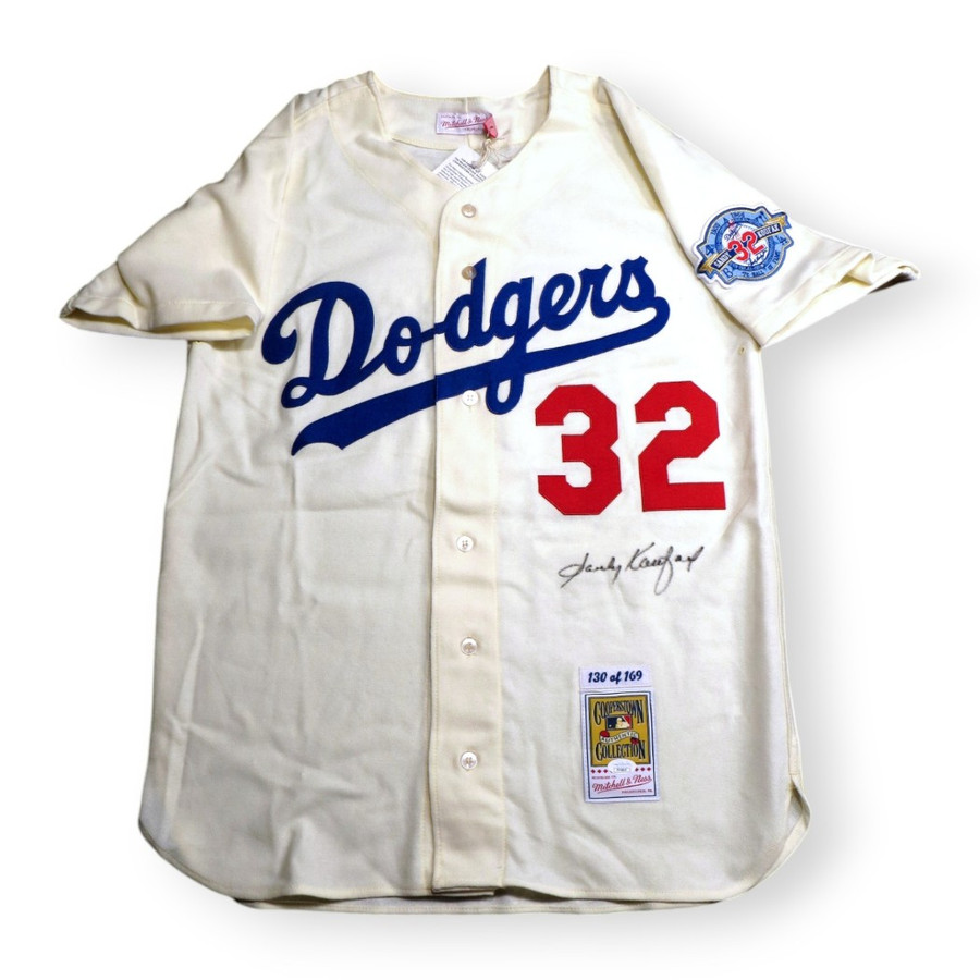 Sandy Koufax Signed Autograph M&N Jersey Dodgers HOF Limited 130/169 JSA YY54645