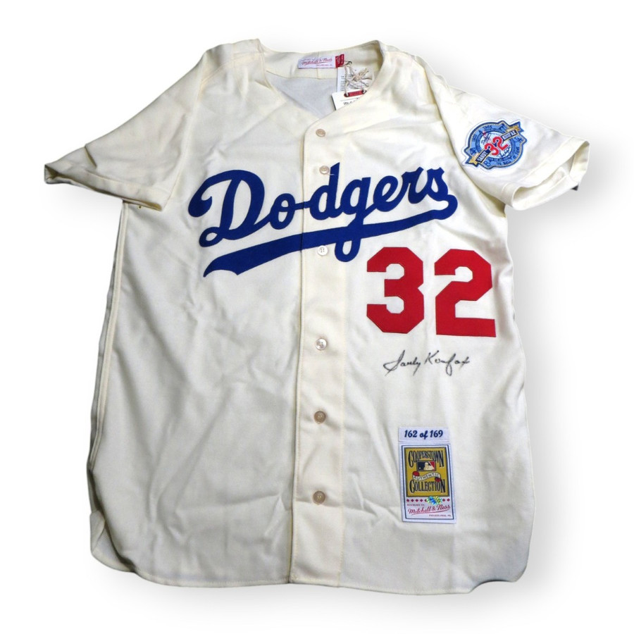 Sandy Koufax Signed Autograph Jersey M&N Dodgers Hall of Fame 162/169 OA 8423808