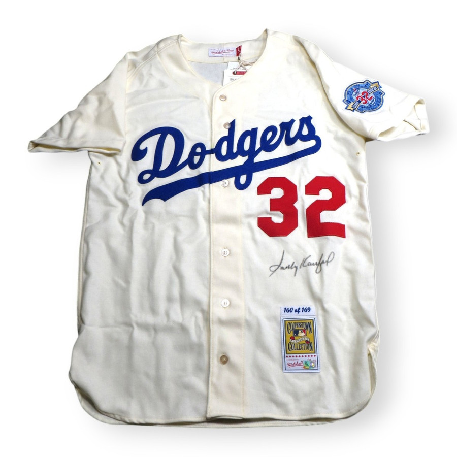 Sandy Koufax Signed Autograph Jersey Dodgers Hall of Fame 160/169 MLB YP039137