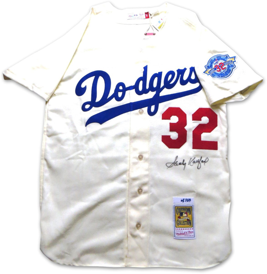 Sandy Koufax Signed Autograph Mitchell & Ness Jersey Dodgers Limited 93/169 PSA