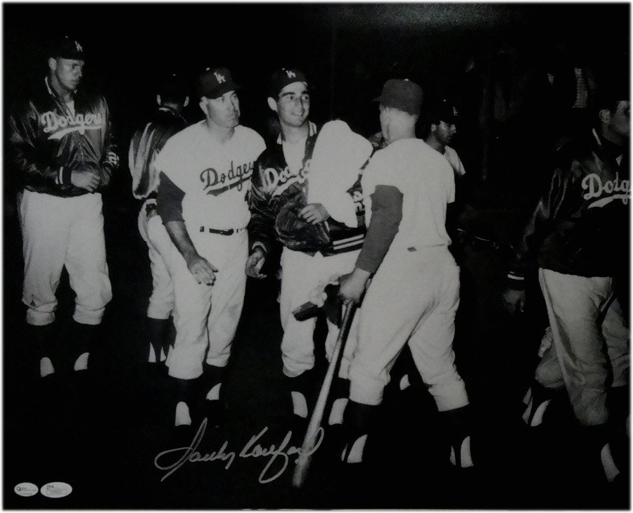 Sandy Koufax Hand Signed Autograph 16x20 Photo OA JSA Rare Silver JSA Z29652