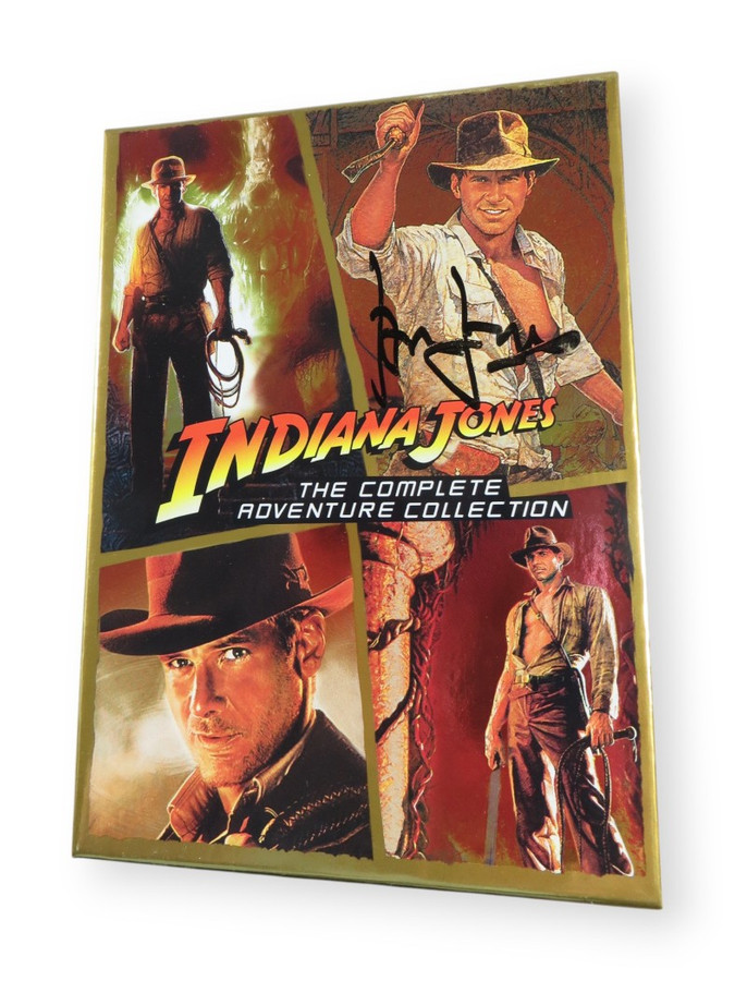 Harrison Ford Signed Autographed DVD Cover Indiana Jones Collection BAS AE16216