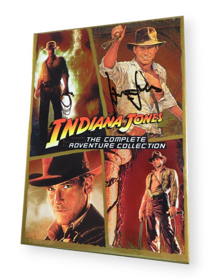 Harrison Ford Signed Autographed DVD Cover Indiana Jones Collection BAS AE16214