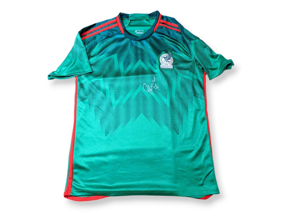 Roberto Alvarado Signed Autographed Jersey Mexican National Team BAS BP10447